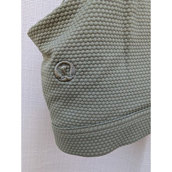 Lululemon Women's Waterside Honeycomb V Swim Top Size Large Sage Green - Picture 2 of 8